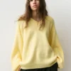 Pull oversize à ourlet asymétrique Pull oversize à ourlet asymétrique