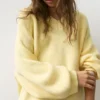 Pull oversize à ourlet asymétrique Pull oversize à ourlet asymétrique