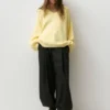 Pull oversize à ourlet asymétrique Pull oversize à ourlet asymétrique