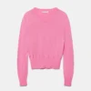 Pull rose à col en V Pull rose à col en V