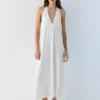 Robe mi-longue à dos nu Robe mi-longue à dos nu