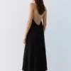 Robe mi-longue à dos nu Robe mi-longue à dos nu