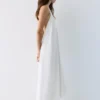 Robe mi-longue à dos nu Robe mi-longue à dos nu