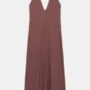 Robe mi-longue à dos nu Robe mi-longue à dos nu