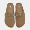 Sabots en cuir cloutés Sabots en cuir cloutés