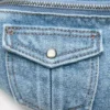 Sac banane en tissu effet denim