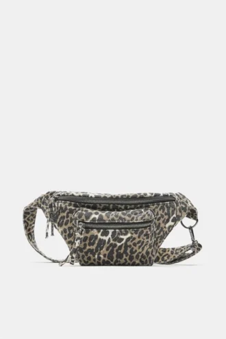 Sac banane à imprimé léopard