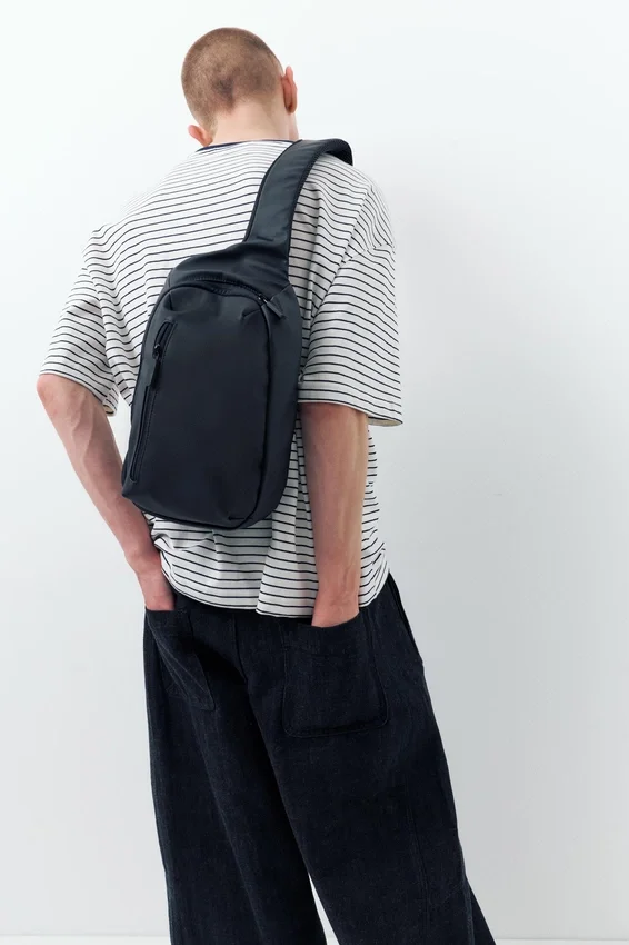 Sac banane XL en tissu caoutchouté Sac banane XL en tissu caoutchouté