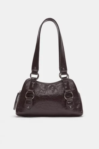 Sac à bandoulière avec anneaux