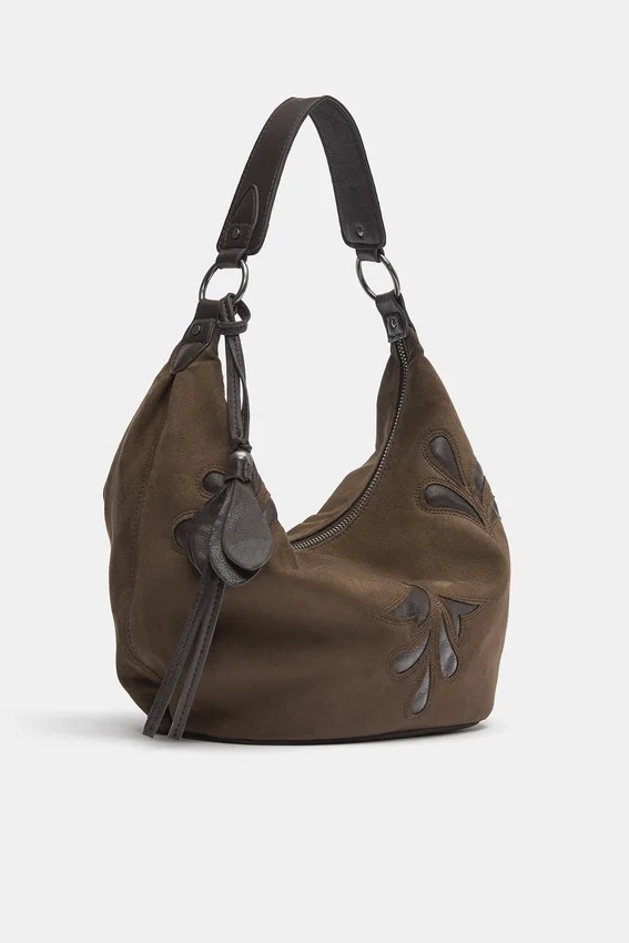 Sac à bandoulière avec franges Sac à bandoulière avec franges