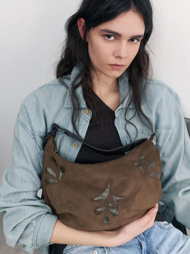 Sac à bandoulière avec franges Sac à bandoulière avec franges