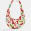 Sac à bandoulière avec perles Sac à bandoulière avec perles