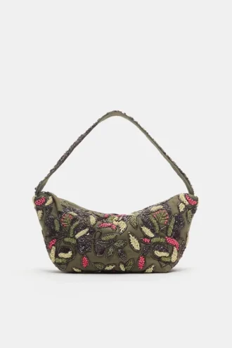 Sac à bandoulière avec perles