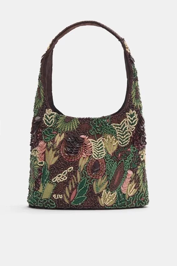 Sac à bandoulière avec perles Sac à bandoulière avec perles