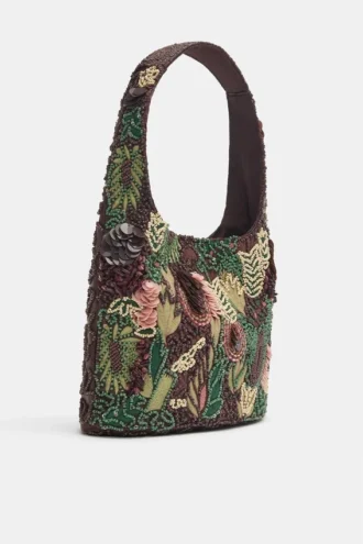 Sac à bandoulière avec perles