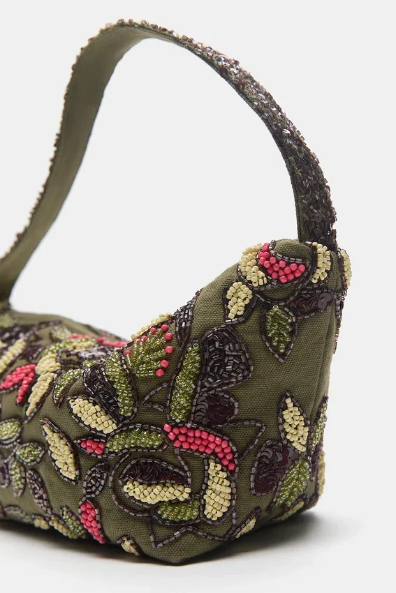 Sac à bandoulière avec perles Sac à bandoulière avec perles
