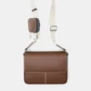 Sac à bandoulière avec surpiqûres