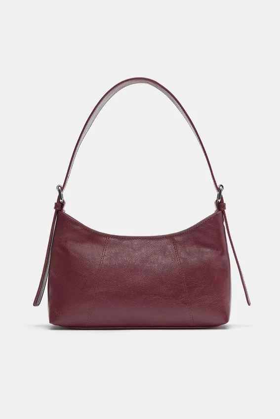 Sac à bandoulière avec surpiqûres Sac à bandoulière avec surpiqûres