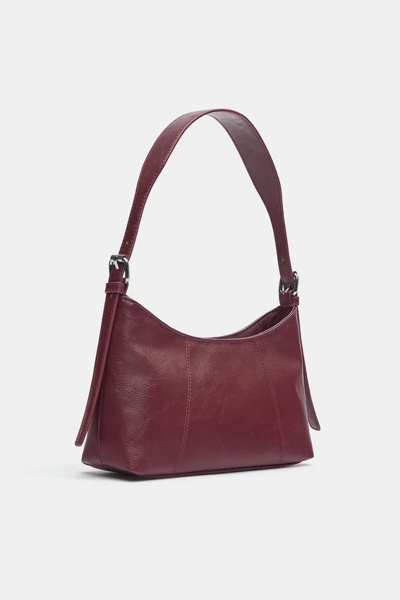 Sac à bandoulière avec surpiqûres Sac à bandoulière avec surpiqûres