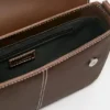 Sac à bandoulière avec surpiqûres