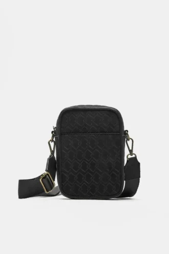 Sac à bandoulière en cuir gaufré STWD