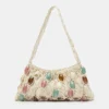 Sac à bandoulière en maille avec ornements Sac à bandoulière en maille avec ornements