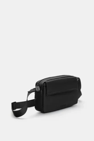 Sac à bandoulière en tissu caoutchouté