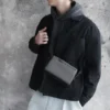 Sac à bandoulière en tissu caoutchouté