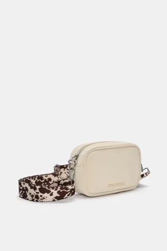Sac à bandoulière imprimé vache