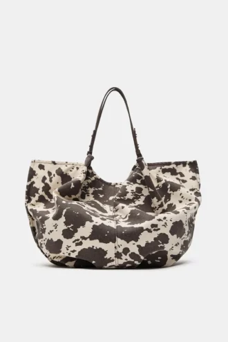 Sac cabas imprimé vache