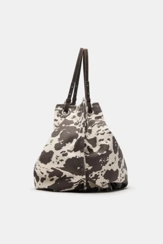 Sac cabas imprimé vache