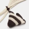 Sac cabas macramé orné