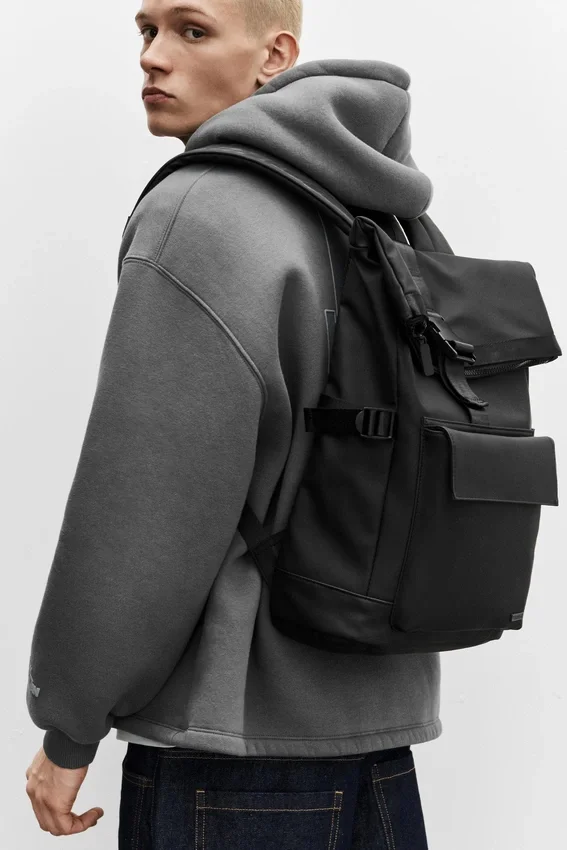 Sac à dos en tissu caoutchouté Sac à dos en tissu caoutchouté