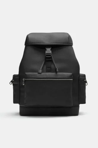 Sac à dos texturé à boucle