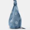 Sac fourre-tout en denim à pois Sac fourre-tout en denim à pois