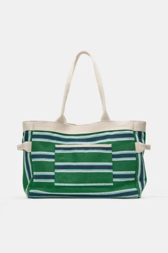 Sac fourre-tout rayé