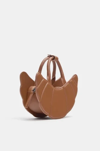 Sac à main en forme de croissant