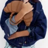 Sac à main en forme de croissant