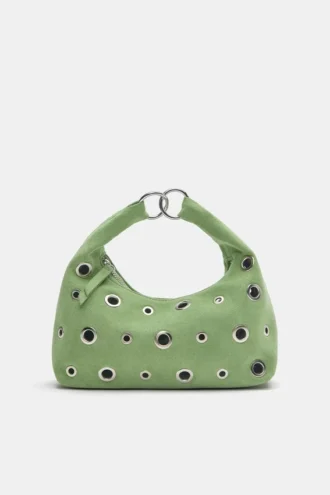 Sac à main en simili cuir clouté