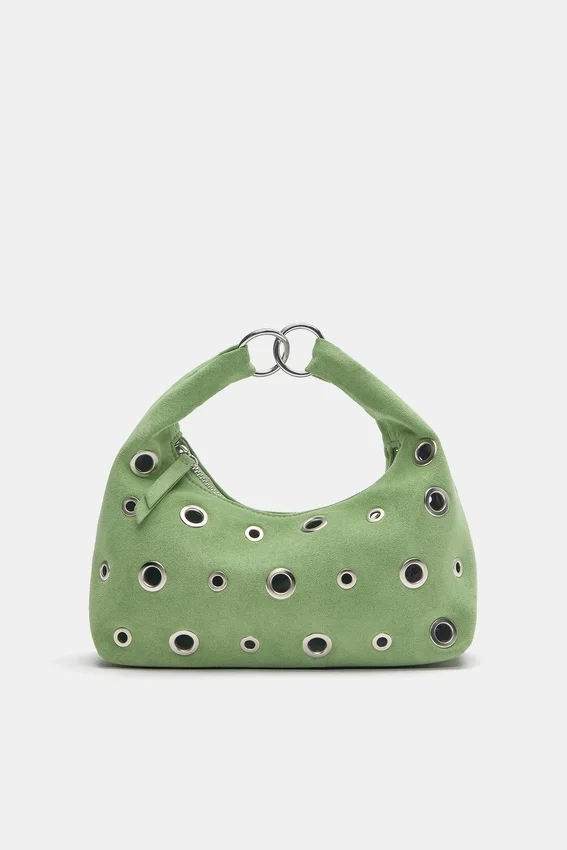 Sac à main en simili cuir clouté Sac à main en simili cuir clouté