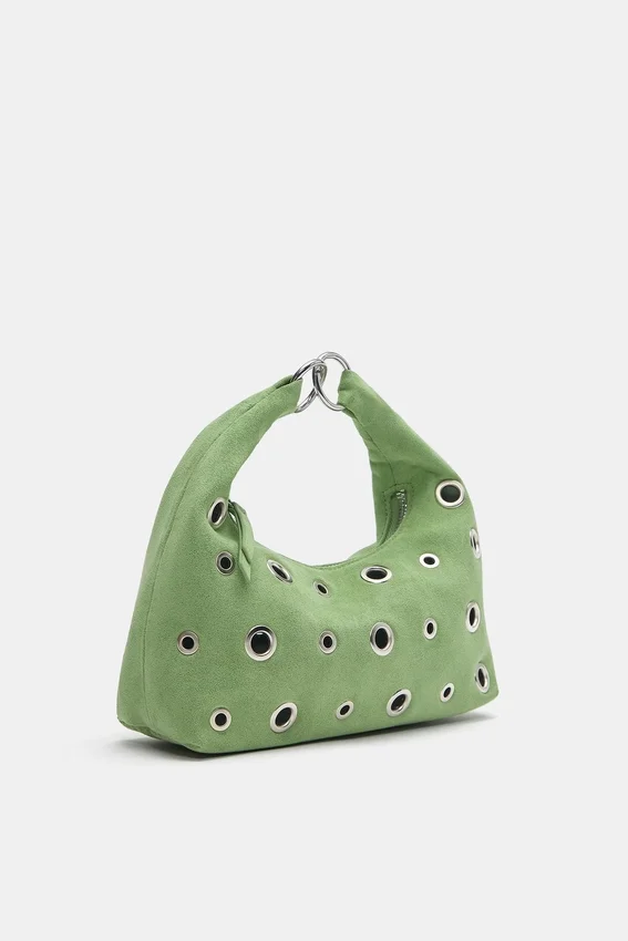 Sac à main en simili cuir clouté Sac à main en simili cuir clouté