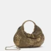 Sac à perles avec poignée métallique