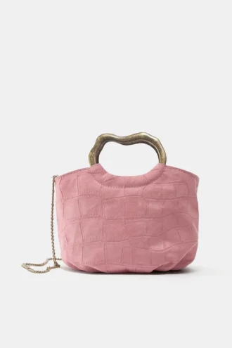 Sac à poignées métalliques