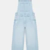 Salopette longue en denim Salopette longue en denim
