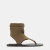 Sandales bottines en cuir Sandales bottines en cuir