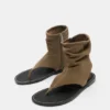 Sandales bottines en cuir Sandales bottines en cuir
