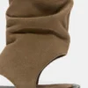 Sandales bottines en cuir Sandales bottines en cuir