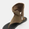 Sandales bottines en cuir Sandales bottines en cuir
