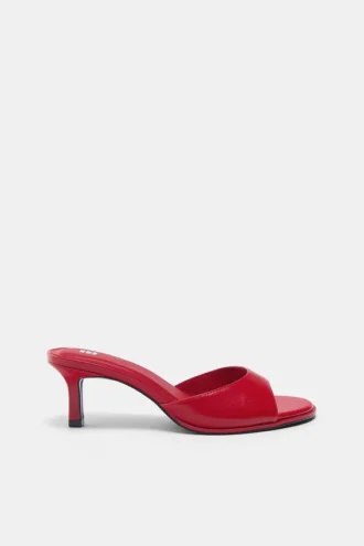 Sandales mules à talons hauts
