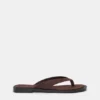 Sandales plates en cuir Sandales plates en cuir